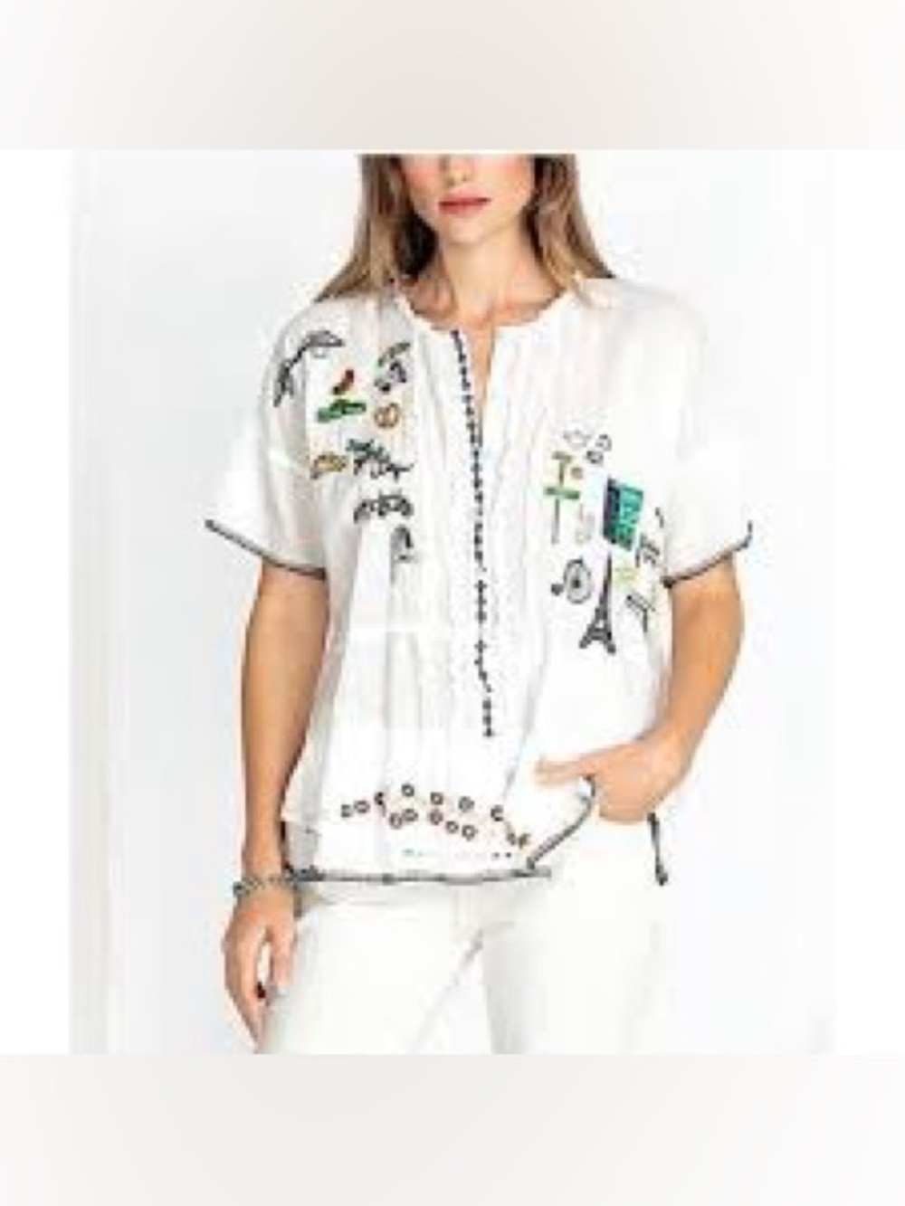 NWT Johnny Was Biya Journey Blouse